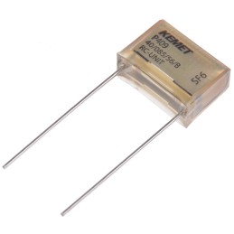 5 pcs - KEMET P409 Paper Capacitor, 275V ac, ±20%, 47nF, Through Hole