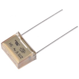 5 pcs - KEMET P409 Paper Capacitor, 275V ac, ±20%, 47nF, Through Hole