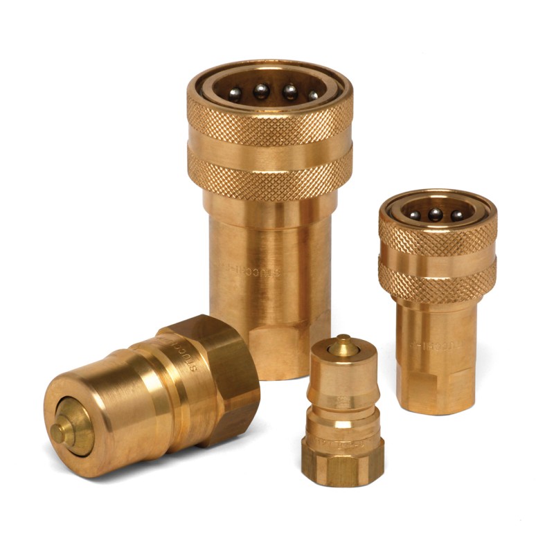 1 pcs - RS PRO Brass Male Hydraulic Quick Connect Coupling, BSP 3/8 Male