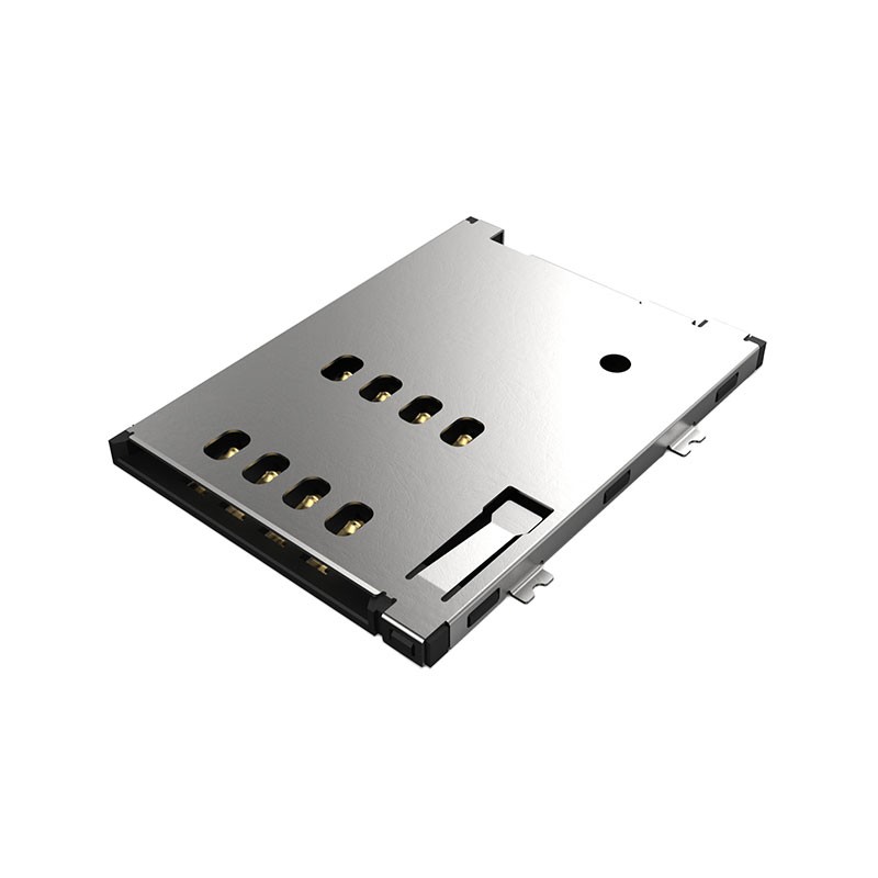 10 pcs : SIM4065-8-1-15-00-A - MINI SIM PUSH-PUSH, 8P, SMT, 1.6