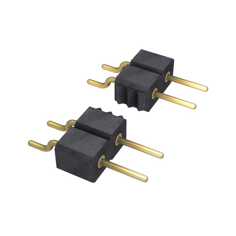 10 pcs : 350-10-108-00-206101 - CONN HEADER SMD R/A 8POS 2.54MM