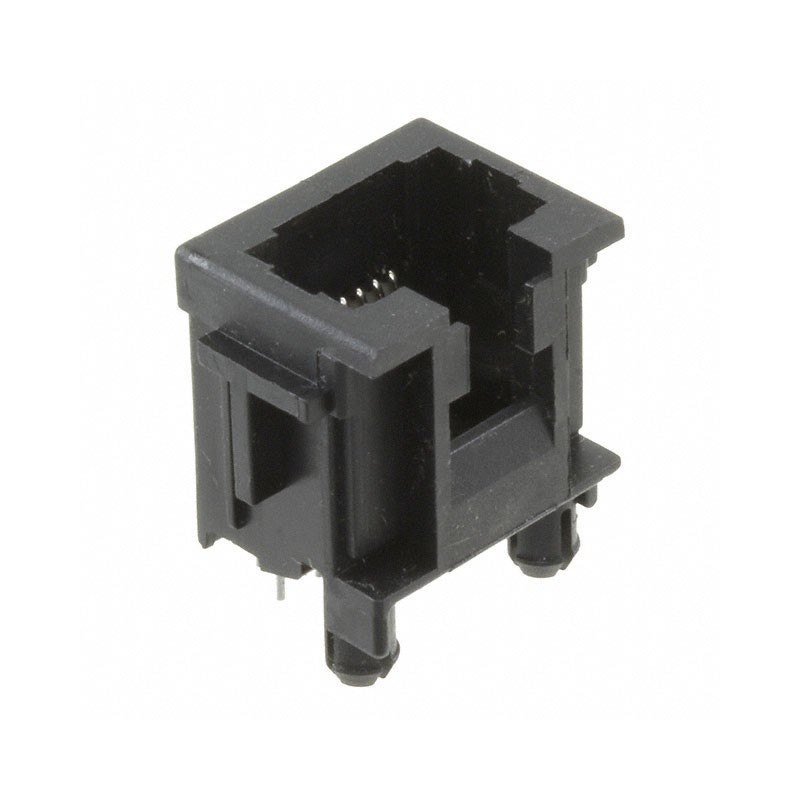 10 pcs : 216550-2 - CONN MOD JACK 8P8C VERT UNSHLD