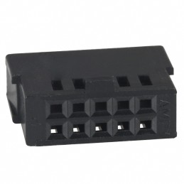 10 pcs : 487223-1 - CONN FFC RCPT HSG 10POS 2.54MM