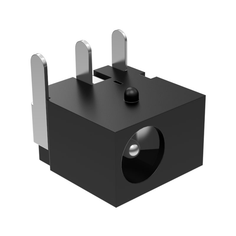 10 pcs : 54-00126 - CONN JACK R/A PCB 3.5X1.35MM