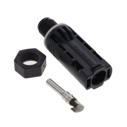 10 pcs : H4SMM4DMS - MALE H4 PLUS BULKHEAD CONNECTOR