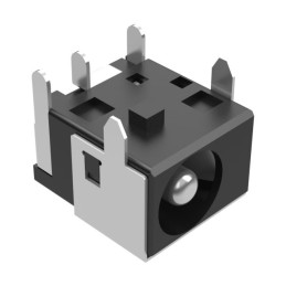 10 pcs : 54-00128 - CONN JACK R/A PCB 5.5X2.5MM