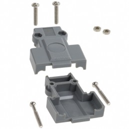 10 pcs : 976-009-010R031 - CONN BACKSHELL 9POS 180DEG GRAY