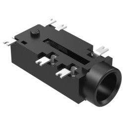 10 pcs : 54-00178 - CONN JACK STEREO 3.5MM SMD R/A