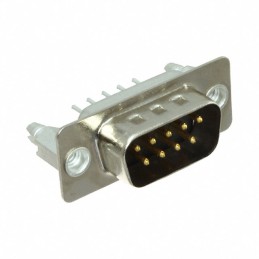 10 pcs : 2301826-1 - CONN D-SUB PLUG 9POS VERT SLDR