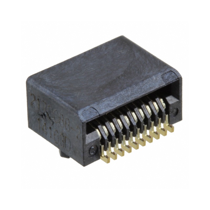 10 pcs : 2170088-2 - CONN ZSFP+ RCPT 20POS SLD RA SMD