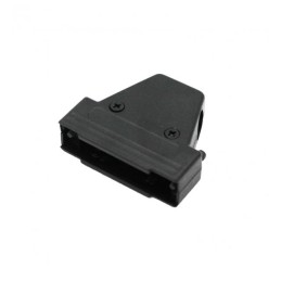 10 pcs : MHTRI-P-25-K - 25 WAY D-SUB HOOD PLASTIC TRIPLE