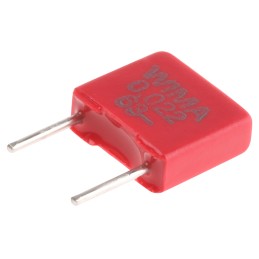 5 pcs - WIMA MKS2 Polyester Film Capacitor, 40 V ac, 63 V dc, ±10%, 22nF, Through Hole