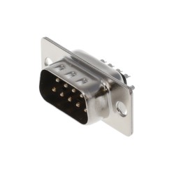 10 pcs : K85X-EA-9P - CONN D-SUB PLUG 9P VERT SLDR CUP