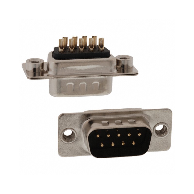 10 pcs : 171-009-103L011 - CONN D-SUB PLUG 9POS PNL MNT