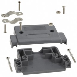 10 pcs : 977-050-010R031 - CONN BACKSHELL 50POS 180DEG GRAY