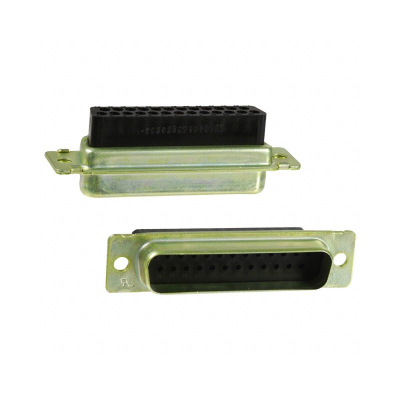 10 pcs : 5205208-1 - CONN D-SUB HOUSING PLUG 25POS