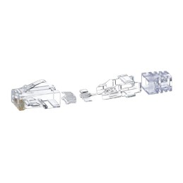 10 pcs : SP688-C - 8-POSITION, 8-WIRE MODULAR PLUG,