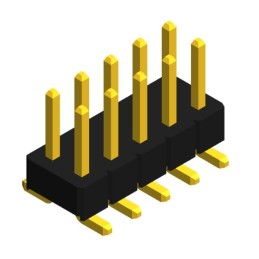 10 pcs : PHED-SS010G1ABONE-B300 - MALE HEADER VERTICAL SMD 10POS G