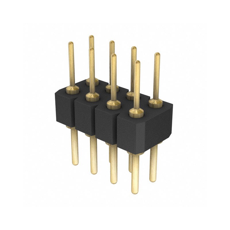 10 pcs : 450-10-208-00-001101 - CONN HEADER VERT 8POS 2.54MM