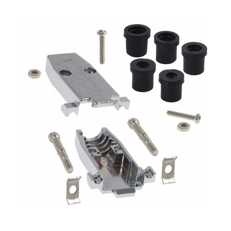 10 pcs : 979-009-020R121 - CONN BACKSHELL 9POS 180DEG SHLD