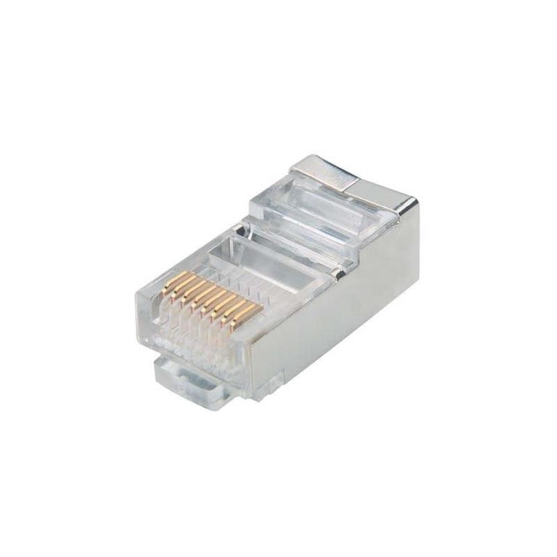 10 pcs : T8P8CSR - PLUGRJ45 8X8 SHLD SINGLE PLUG