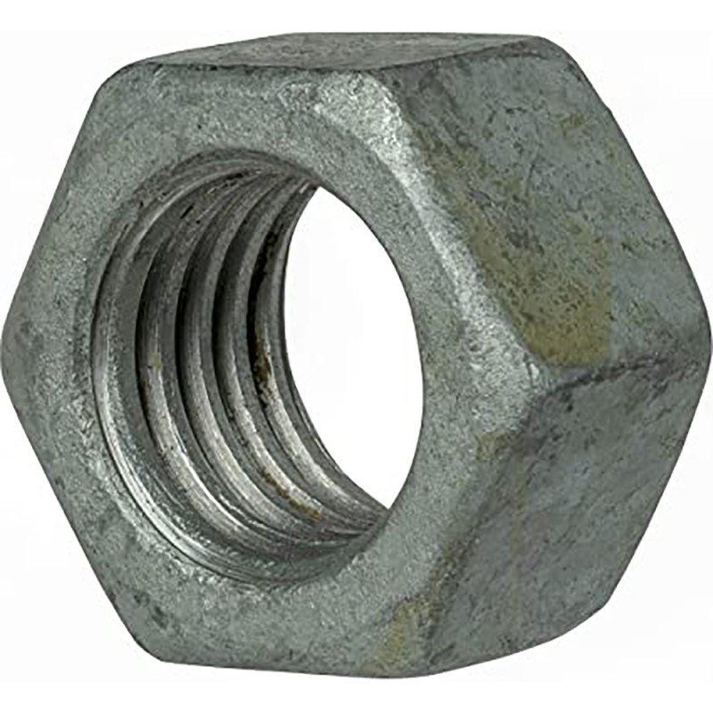 100 pcs - RS PRO Steel Hex Nut, 3/4-16in