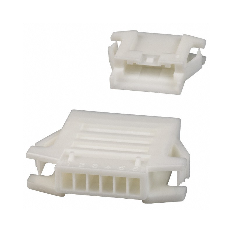 10 pcs : PALR-06V - CONN PLUG HSG 6POS 2.00MM