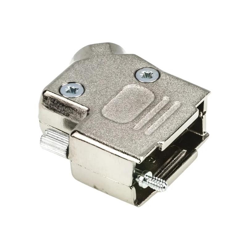 10 pcs : MHD45ZK9-K - 9 WAY D-SUB HOOD DIECAST SIDE EN