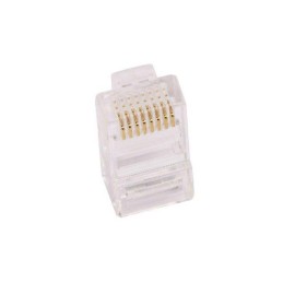10 pcs : MHRJ458P8CR - 8P8C UNSHLD PLG RND CBL 110PCS