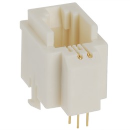 10 pcs : TM3RA-44(50) - CONN MOD JACK 4P4C VERT UNSHLD