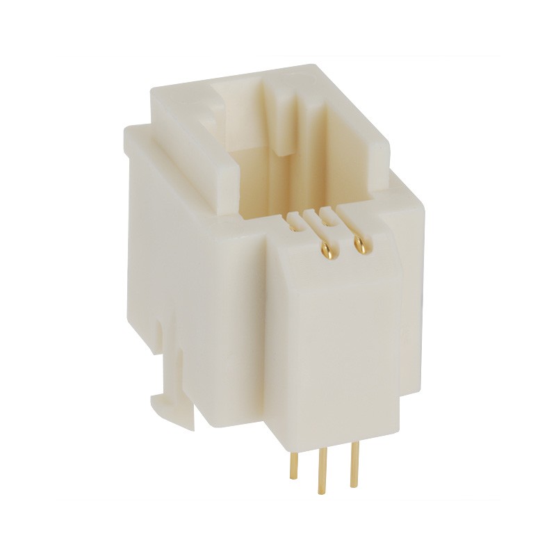 10 pcs : TM3RA-44(50) - CONN MOD JACK 4P4C VERT UNSHLD