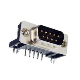 10 pcs : K22X-E9P-N - CONN D-SUB PLUG 9POS R/A SLDR