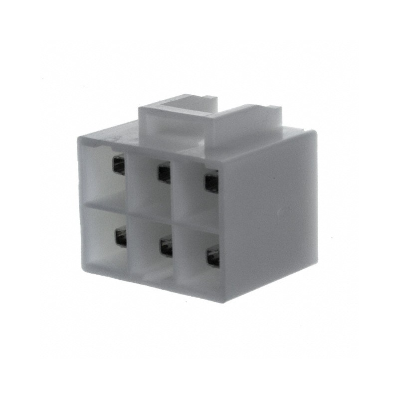 10 pcs : B06P-VL - CONN HEADER VERT 6POS 6.2MM