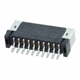 10 pcs : FC1-10-02-T-WT - CONN FFC 10POS 1MM R/A