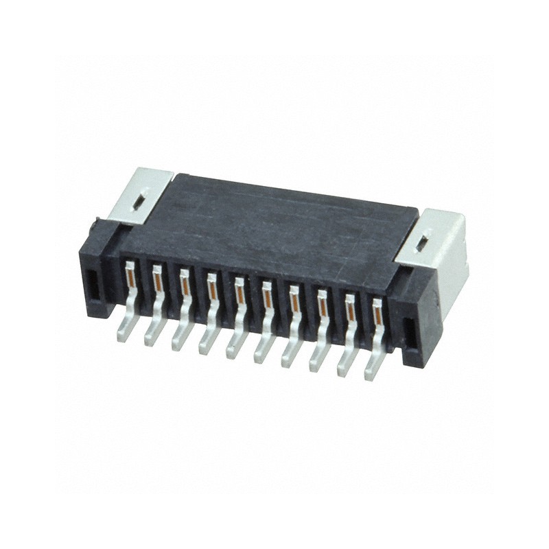 10 pcs : FC1-10-02-T-WT - CONN FFC 10POS 1MM R/A