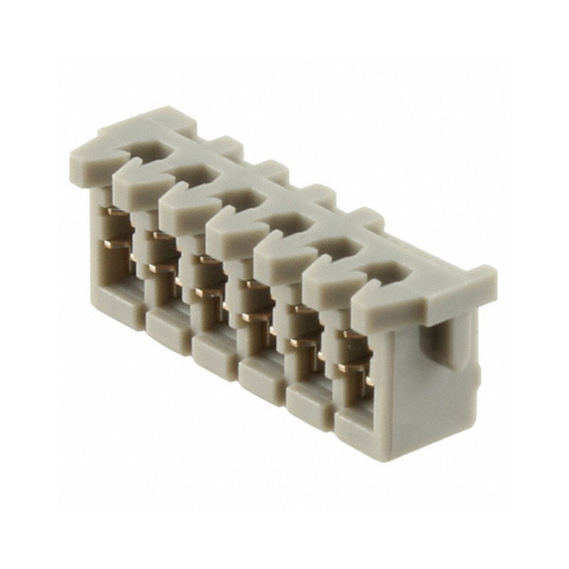 10 pcs : 06KR-6H-P - CONN SOCKET 6POS IDC 26AWG TIN