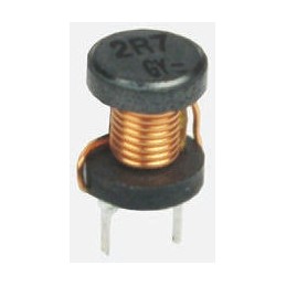 5 pcs - Panasonic 39 μH ±10% Ferrite Leaded Inductor, 1.3A Idc, 52mΩ Rdc, ELC08D