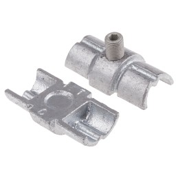 1 pcs - RS PRO Joint Clamp Connecting Component, Strut Profile Type 2, Round Tube Size Type 2