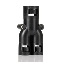 10 pcs - Adaptaflex Y Piece, Conduit Fitting, 16mm Nominal Size, Nylon 66, Black