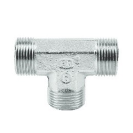 1 pcs - Parker Hydraulic Union Tee Compression Tube Fitting M12 to M12, T12SCFX