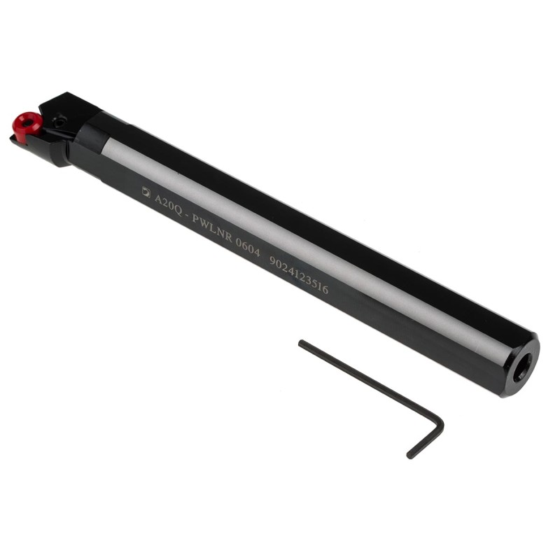 1 pcs - Pramet PWLN(RL) INT Series Lathe Tool Holder for Use with WNMG 0604, 20mm Height, 95° Approach, 180mm Length