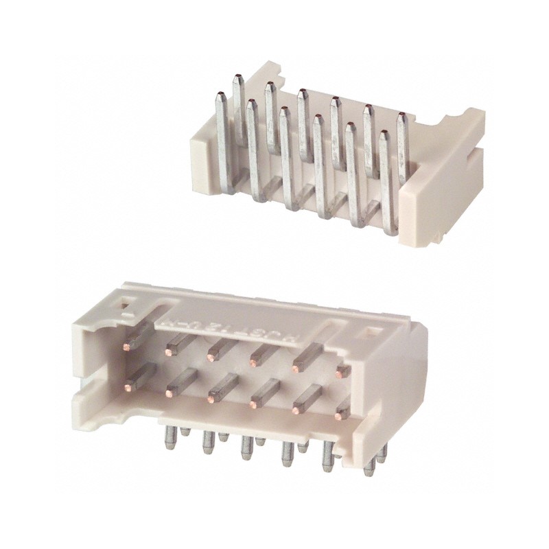 10 pcs : S12B-PHDSS - CONN HEADER R/A 12POS 2MM