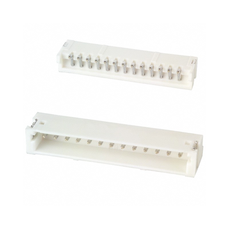 10 pcs : S13B-ZR-SM4A-TF - CONN HEADER SMD R/A 13POS 1.5MM