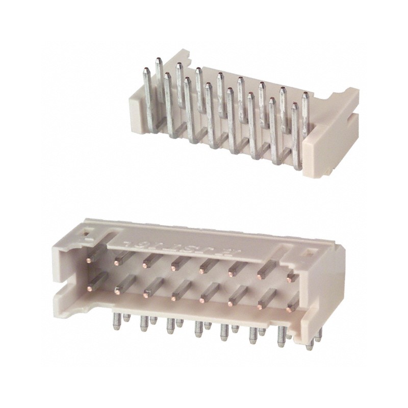 10 pcs : S16B-PHDSS - CONN HEADER R/A 16POS 2MM