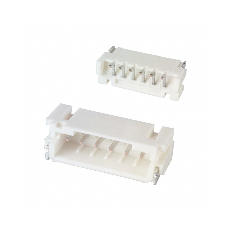 10 pcs : S6B-PH-SM4-TB - CONN HEADER SMD R/A 6POS 2MM