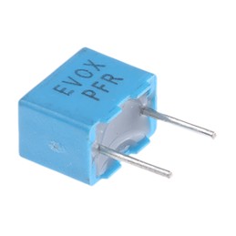 5 pcs - KEMET PFR510 Polypropylene Film Capacitor, 250 V ac, 630 V dc, ±5%, 100pF, Through Hole