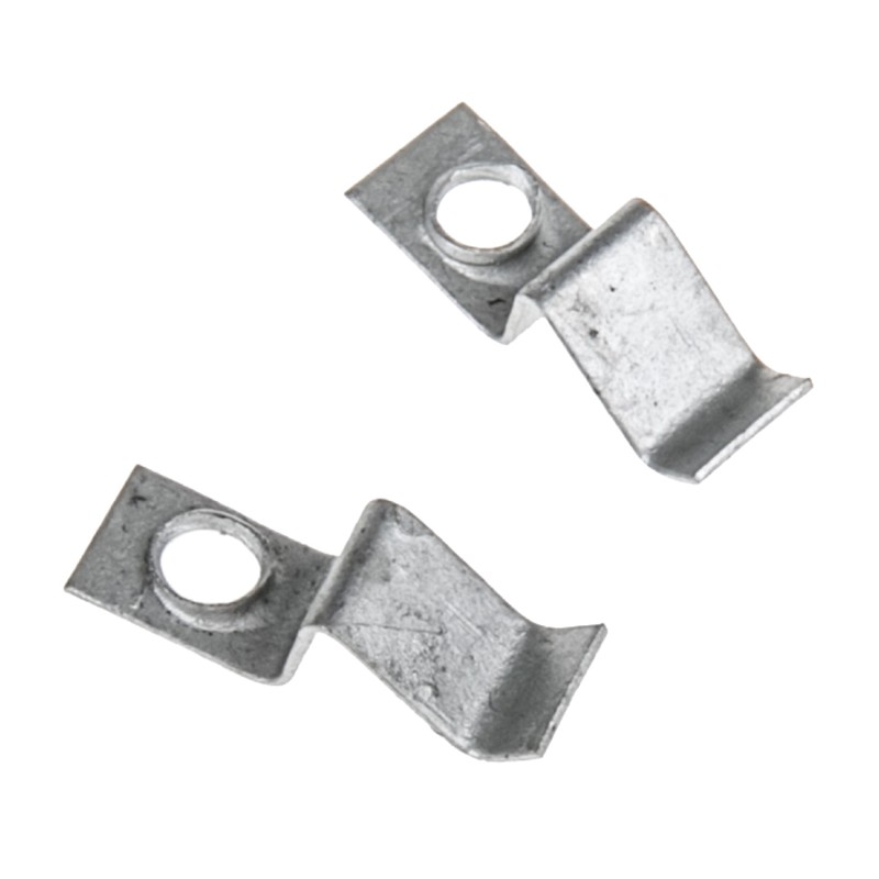 100 pcs - UVOX Galvanised Steel Spring Clip, 16.5mm x 7mm x 6mm, 4mm