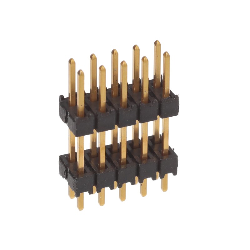 10 pcs : DW-05-09-G-D-415 - CONN HDR 10POS 0.1 STACK T/H