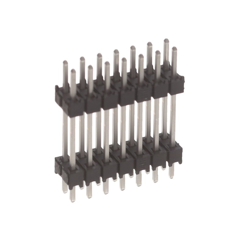 10 pcs : DW-07-10-T-D-550 - CONN HDR 14POS 0.1 STACK T/H TIN