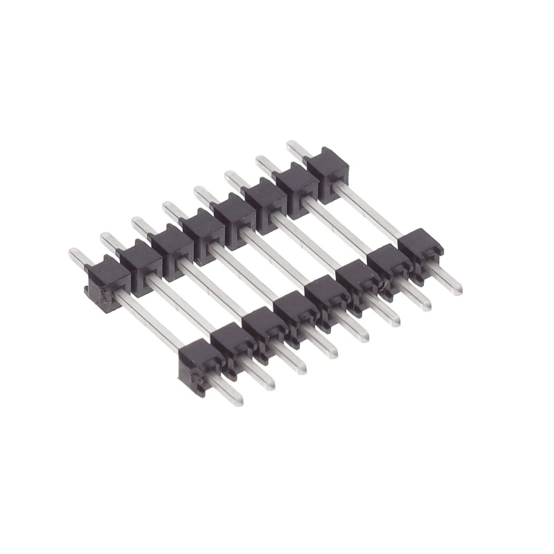 10 pcs : DW-08-09-T-S-500 - CONN HDR 8POS 0.1 STACK T/H TIN